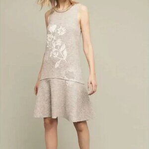 Anthropologie Knitted & Knotted Afterlight Wool Knit Dress Size Medium NWT